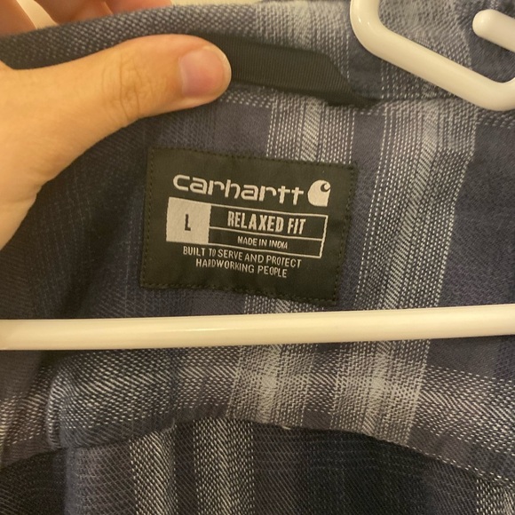 Carhartt Mens Relaxed Fit Flannel size large - Picture 5 of 5